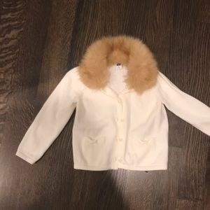 Janie and Jack cream sweater 2T